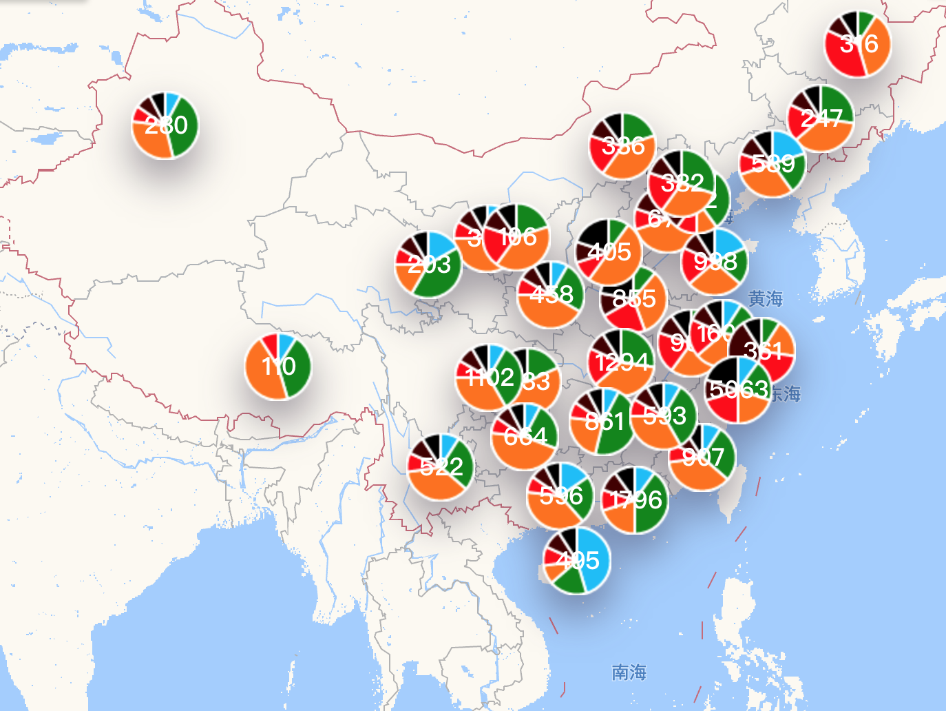 ocean pollution maps